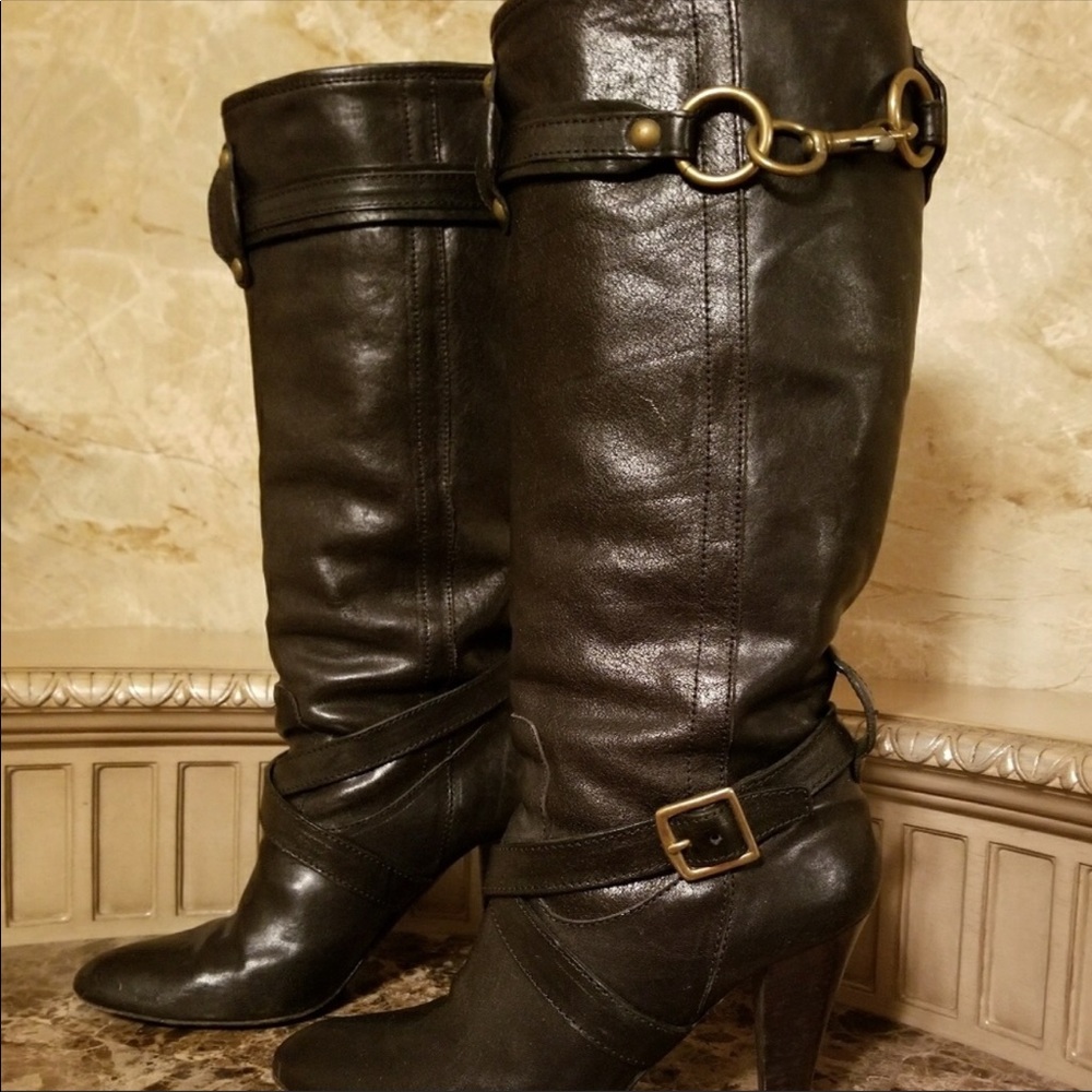 Coach Leather Boots